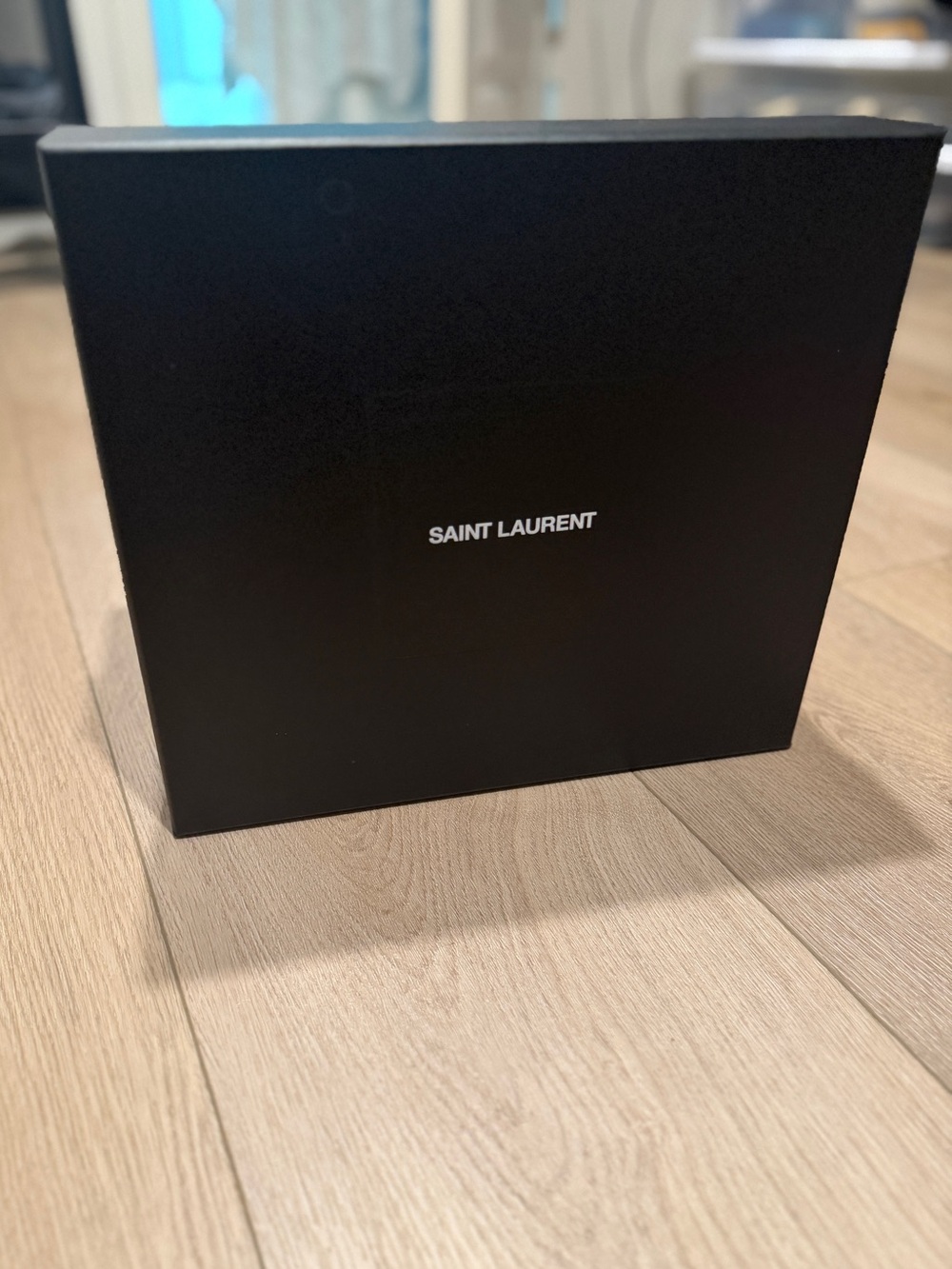 Saint Laurent Black Box with White Logo